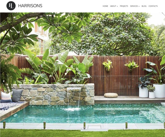 Web Design for Harrison's Landscaping