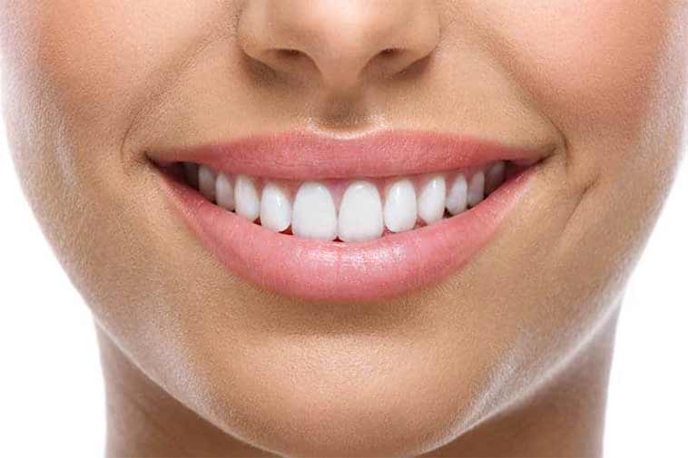 Close-up of a bright, healthy smile